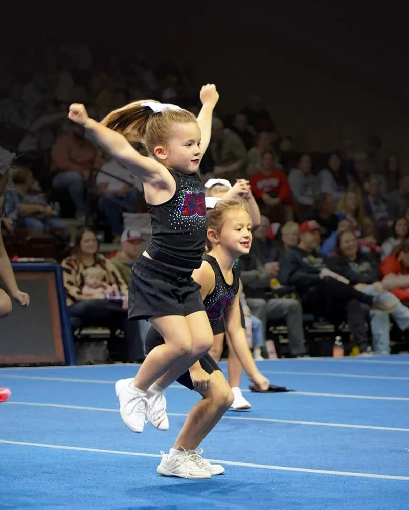 Dakota Spirit half-season team performing during a competition.