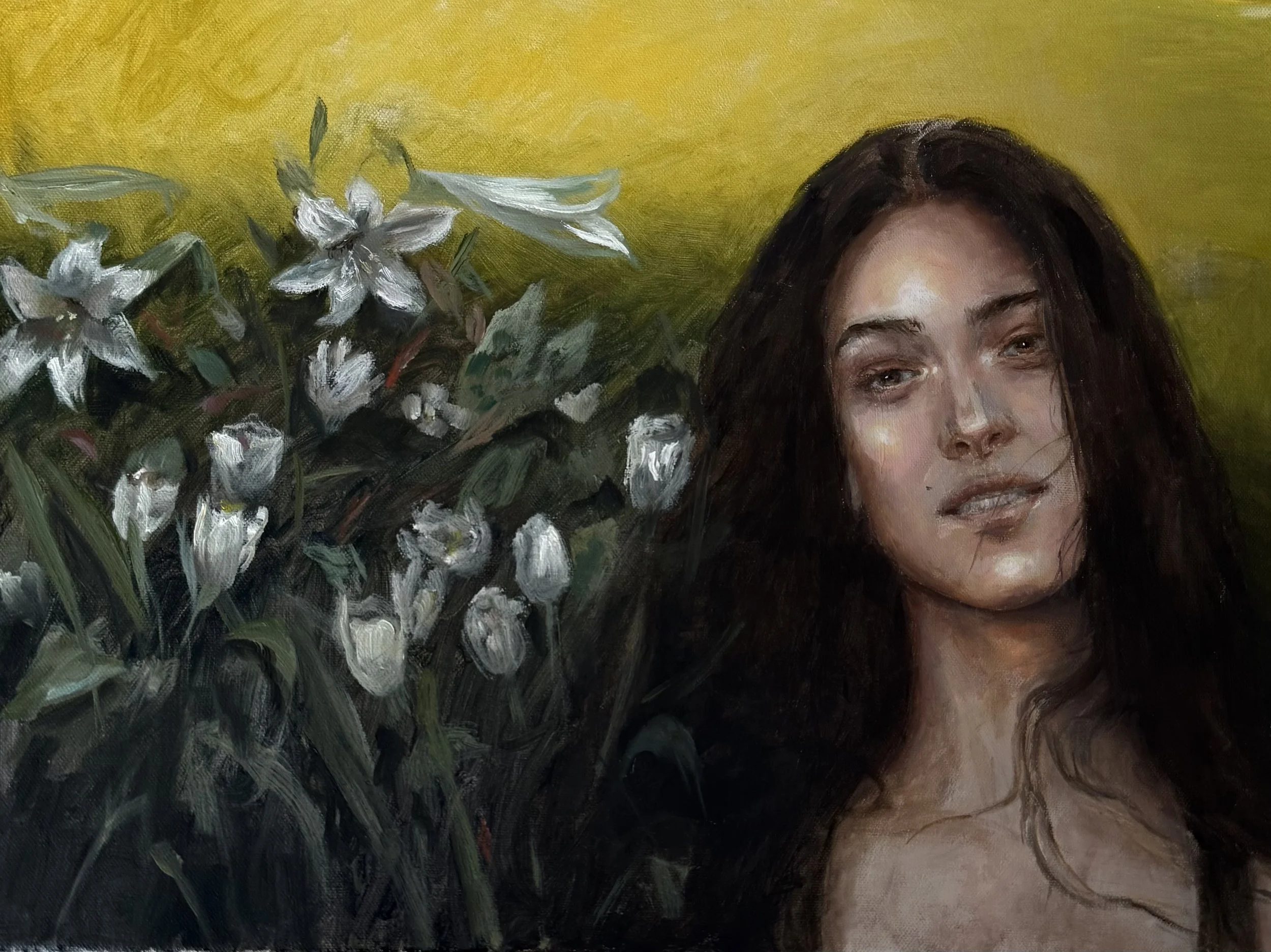 Lily’s , oil on canvas, 40*50cm,2026, 1300sr
