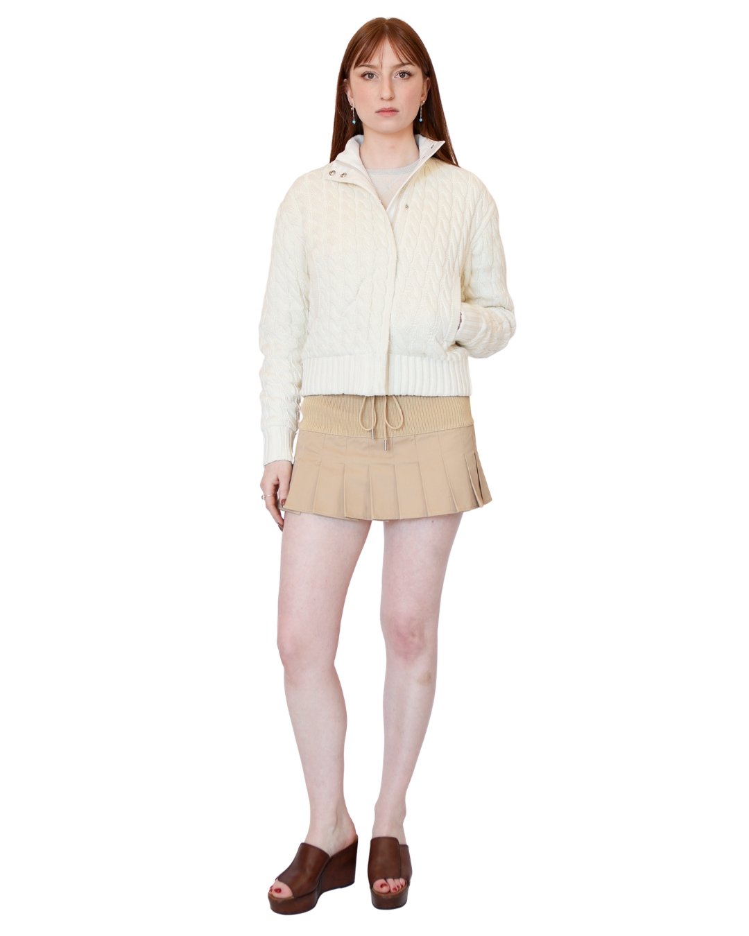 cable knit jacket