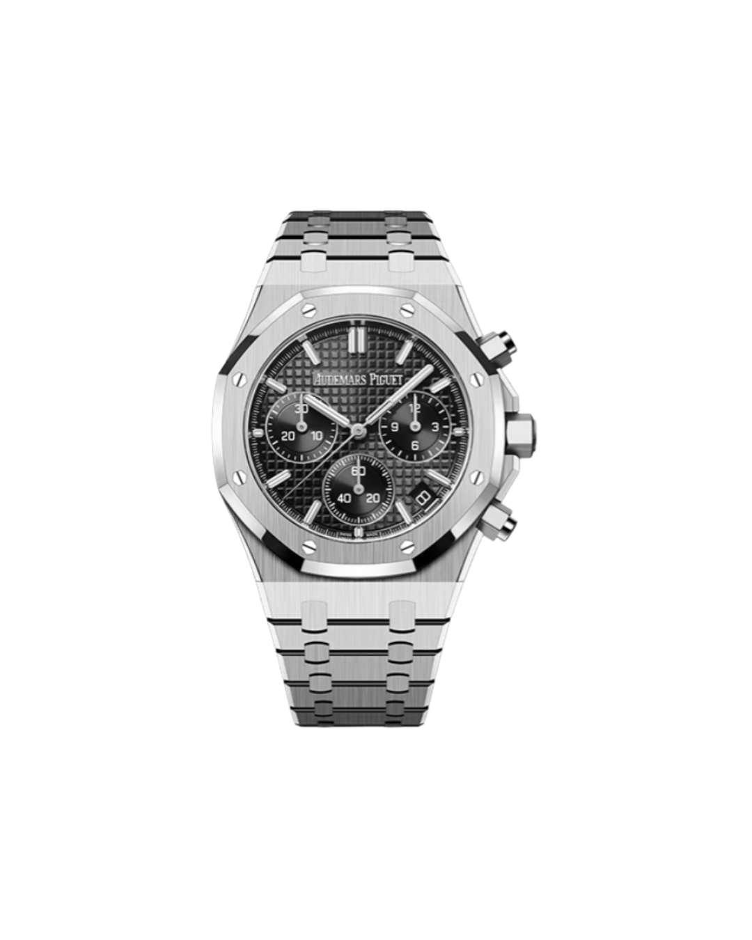 Audemars Piguet Steel Black Royal Oak Selfwinding Chronograph 41mm 26240ST