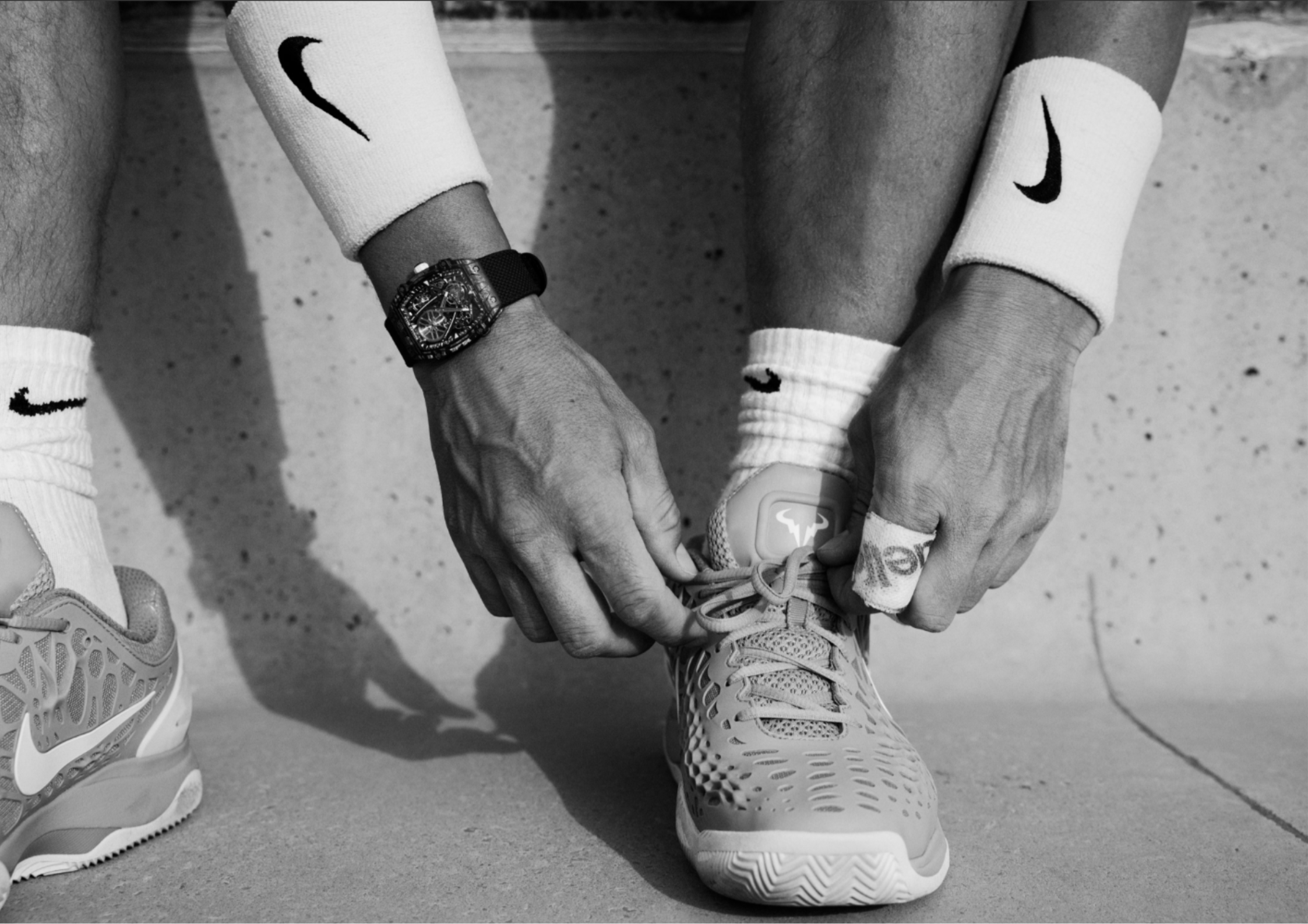 Richard Mille luxury sports watch worn by athlete