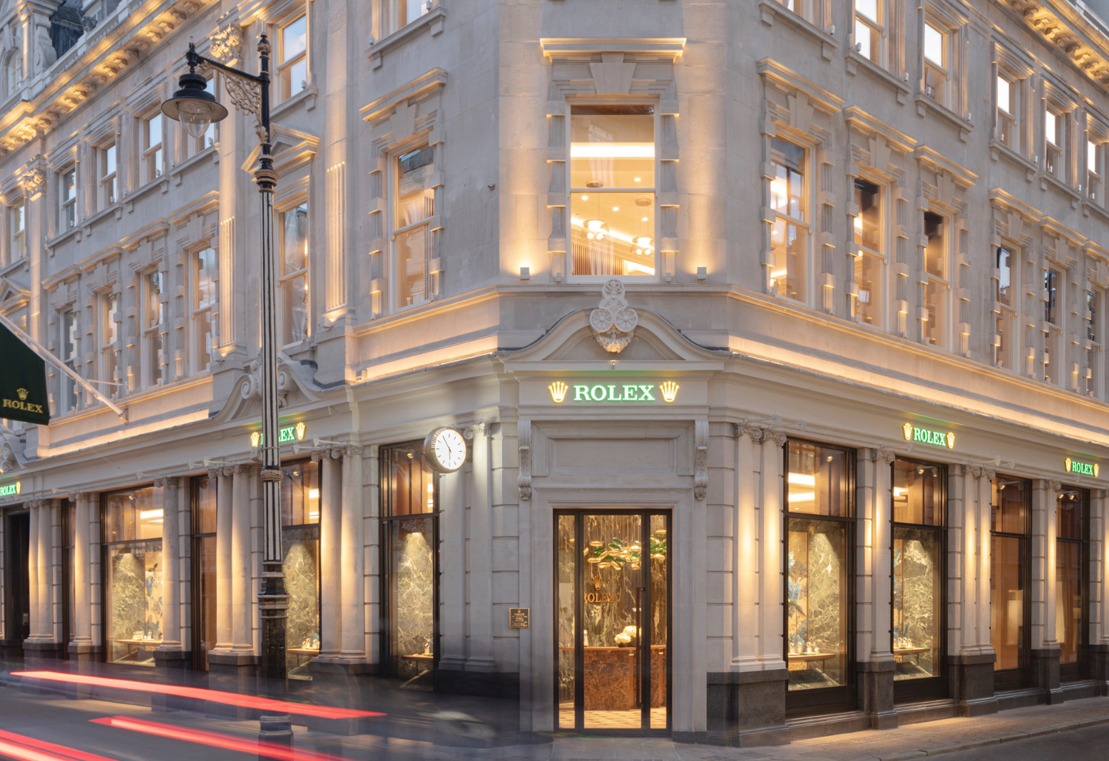 Rolex authorised dealer flagship boutique in Bond Street London