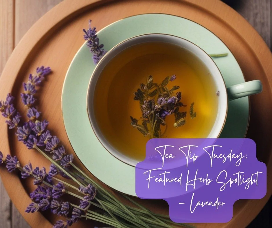 🌿 Tea Tip Tuesday: Featured Herb Spotlight &ndash; Lavender

☕ There&rsquo;s more to lavender than its soothing scent! Did you know a cup of lavender tea can help ease tension and support digestion?

✨ Try this tonight:

Steep dried lavender buds in