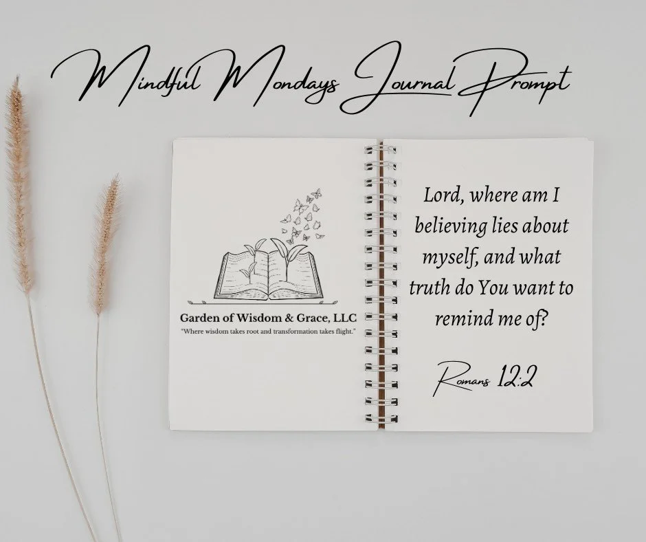 ☀️ Mindful Monday Journal Prompt ✍️

Take just 5 quiet minutes today to reflect and reset your mind:

&ldquo;Lord, where am I believing lies about myself, and what truth do You want to remind me of?&rdquo;

Grab your journal, a warm cup of tea, and w