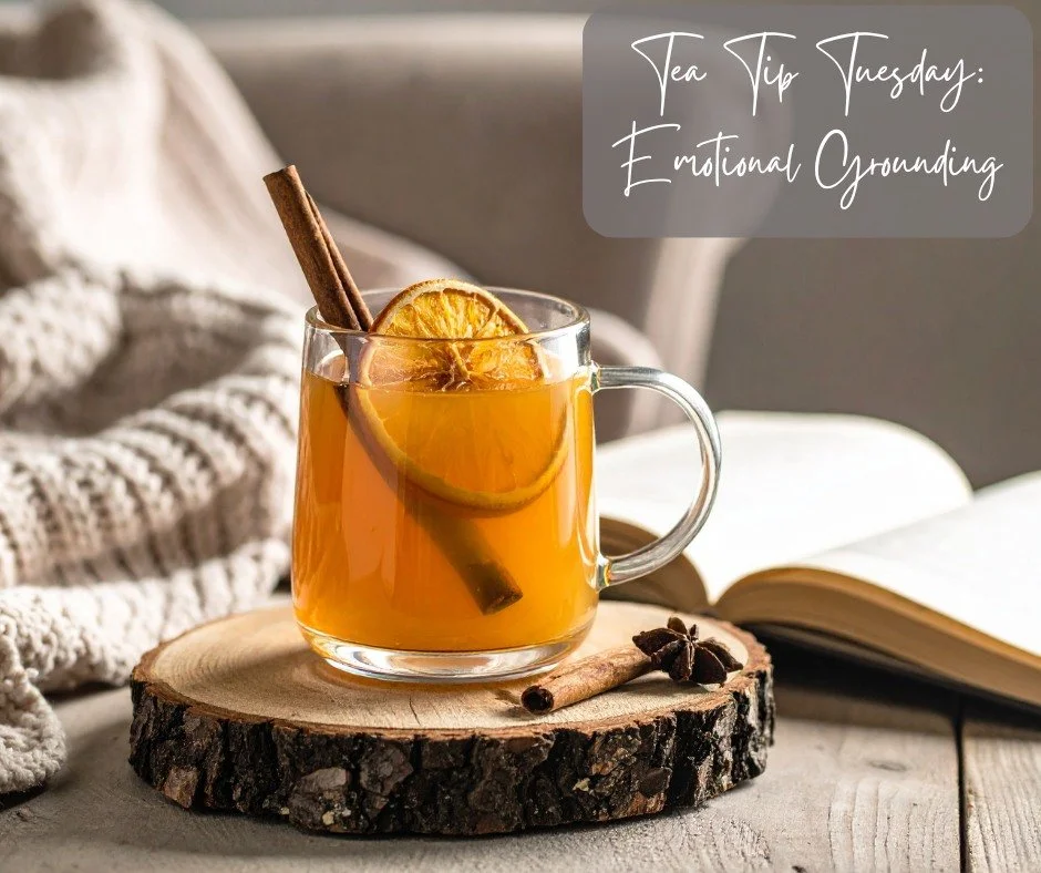 🌿 Tea Tip Tuesday: Tea Ritual for Emotional Grounding

Feeling overwhelmed? Take 5 minutes to reconnect with yourself through this simple tea ritual:

☕ Steps:

Boil water and pour over your favorite herbal blend

Inhale the soothing aroma deeply 3 