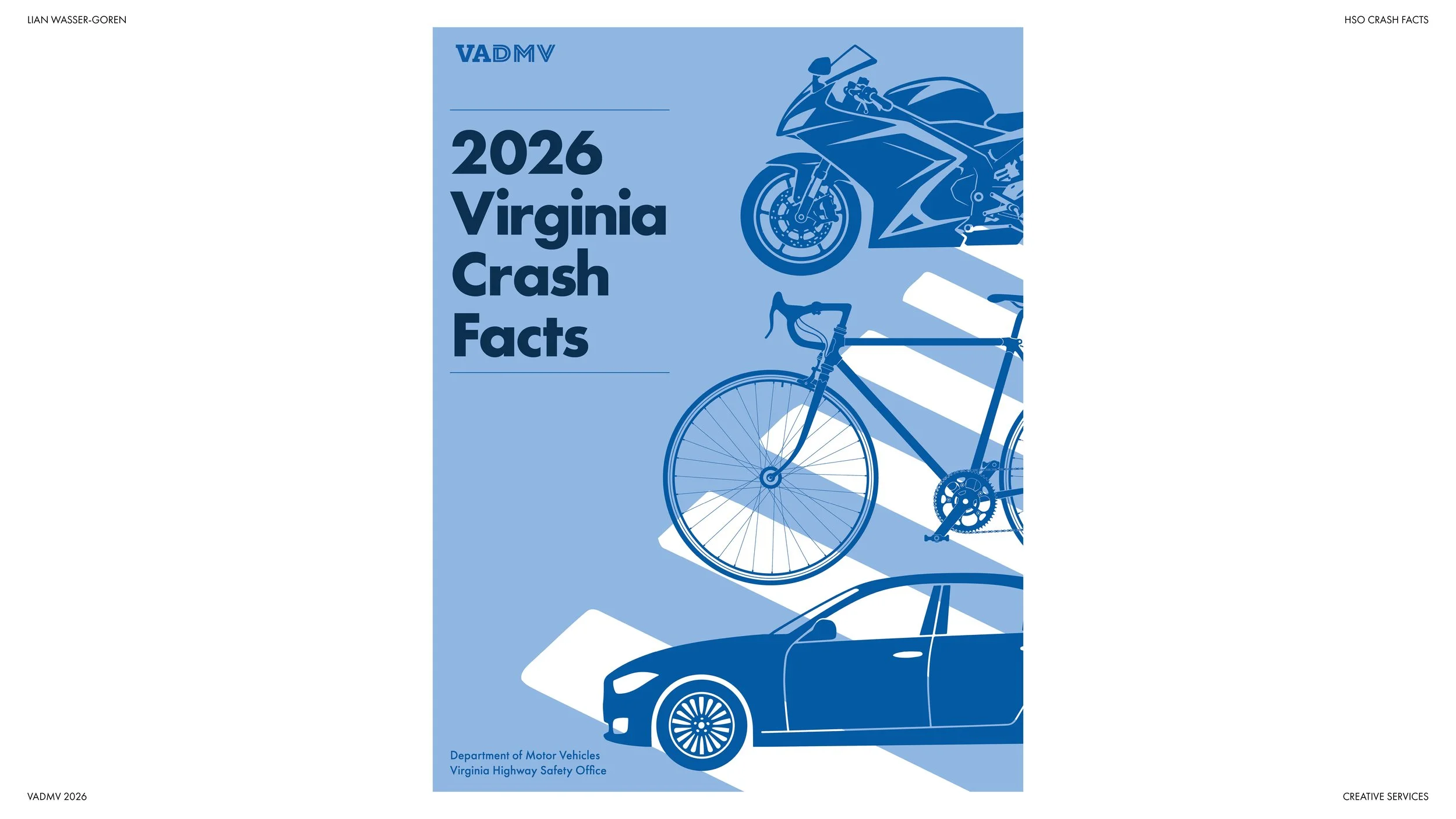Virginia Crash Facts Cover, alternative version