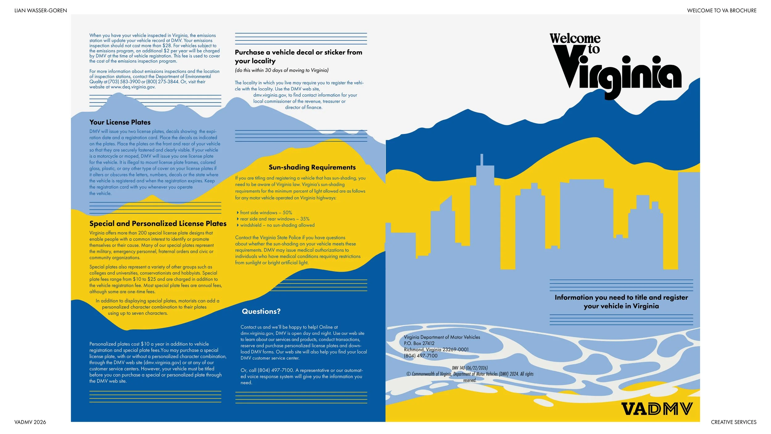 Welcome to Virginia Brochure