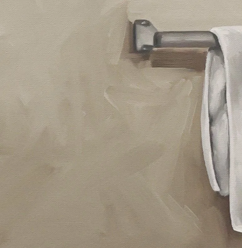 Self Portrait Detail | Oil on canvas | 30" x 40" | 2025