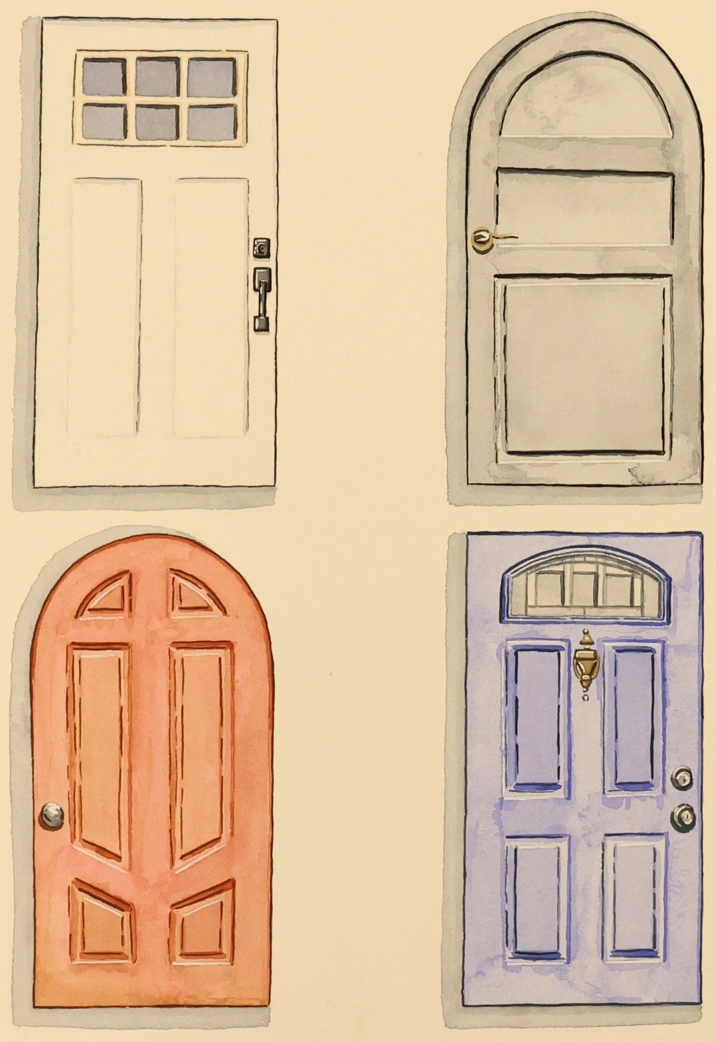 Gateway Detail | Watercolor | 15" x 20" | 2025