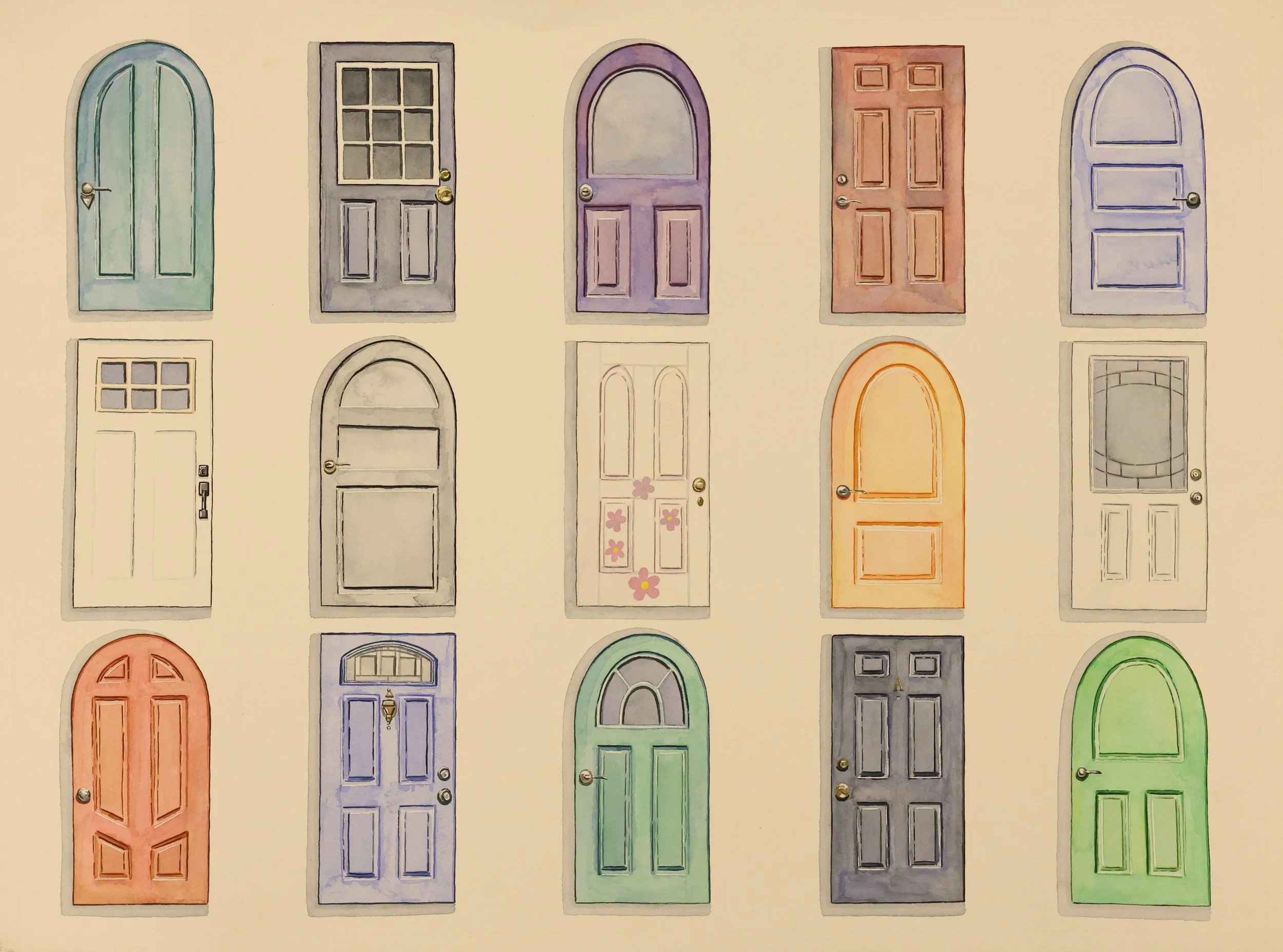 Gateway | Watercolor | 15" x 20" | 2025