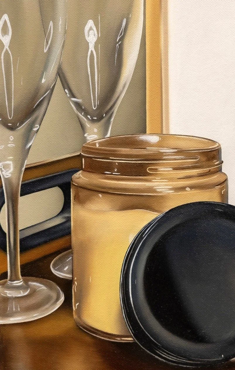 Almost Missed It Detail | Oil on canvas | 18" x 24" | 2026