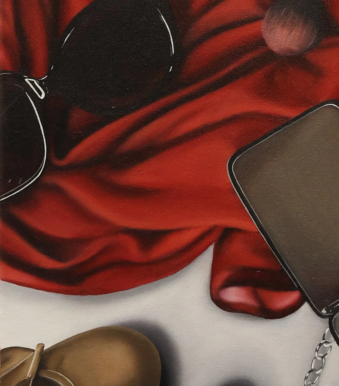 Untitled Detail | Oil on canvas | 18" x 24" | 2025