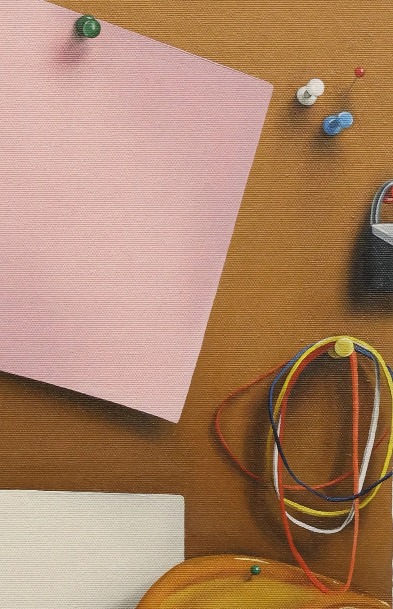 I Spy 2 Detail | Oil on canvas | 18" x 24" | 2025