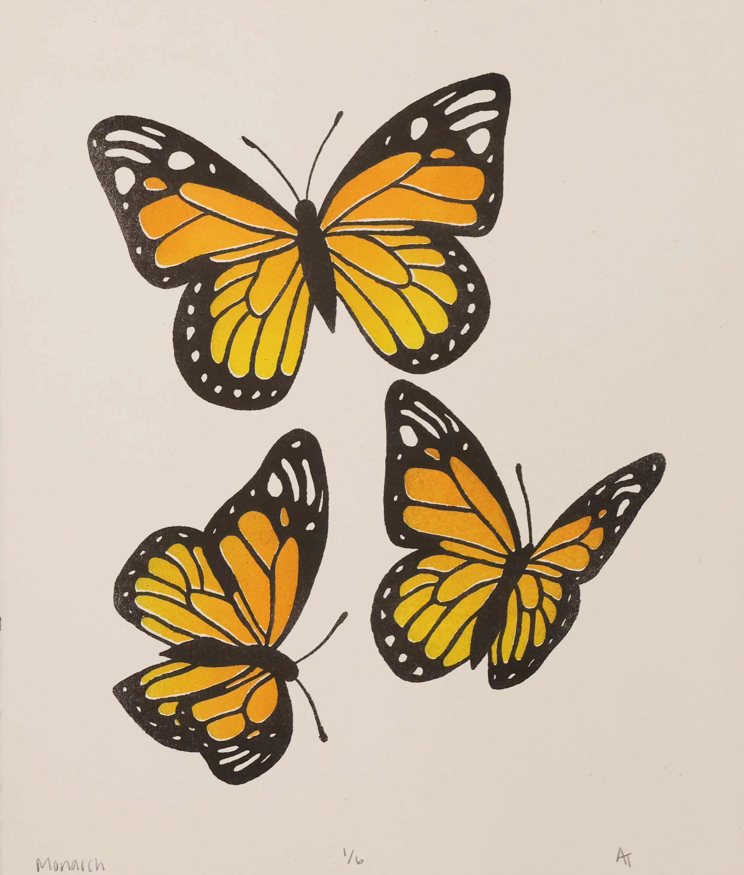 Monarch | Lithograph | 10" x 12" | 2025