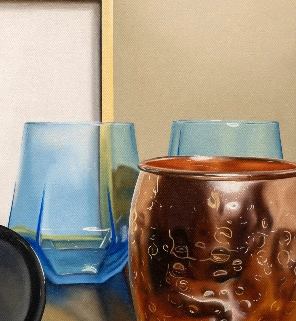 Almost Missed It Detail | Oil on canvas | 18" x 24" | 2026