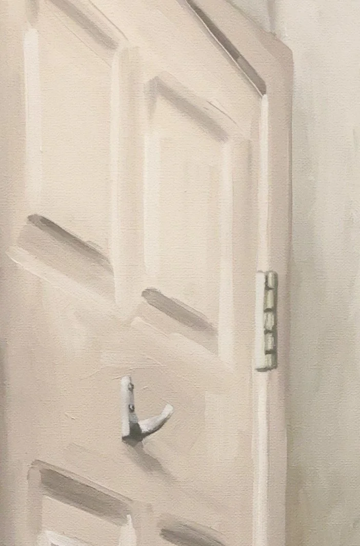 Self Portrait Detail | Oil on canvas | 30" x 40" | 2025