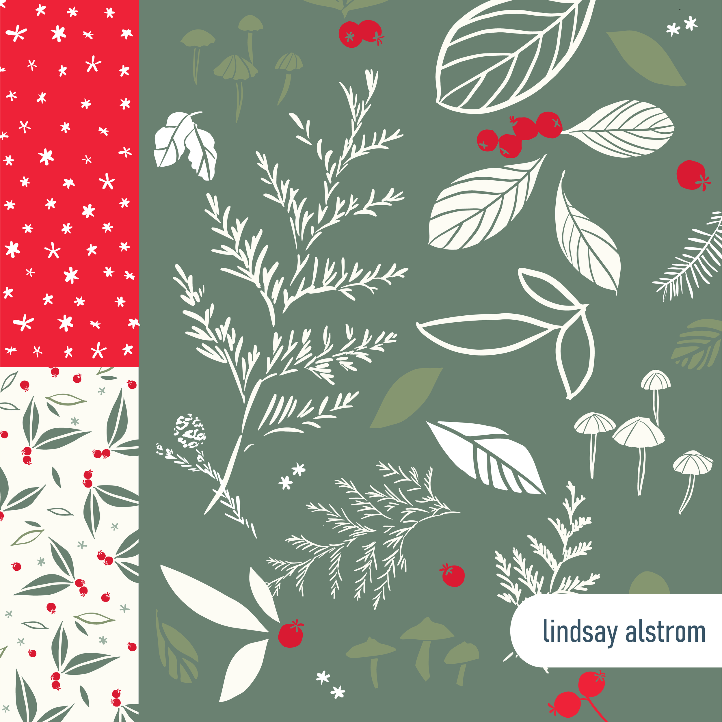 winter holiday botanical