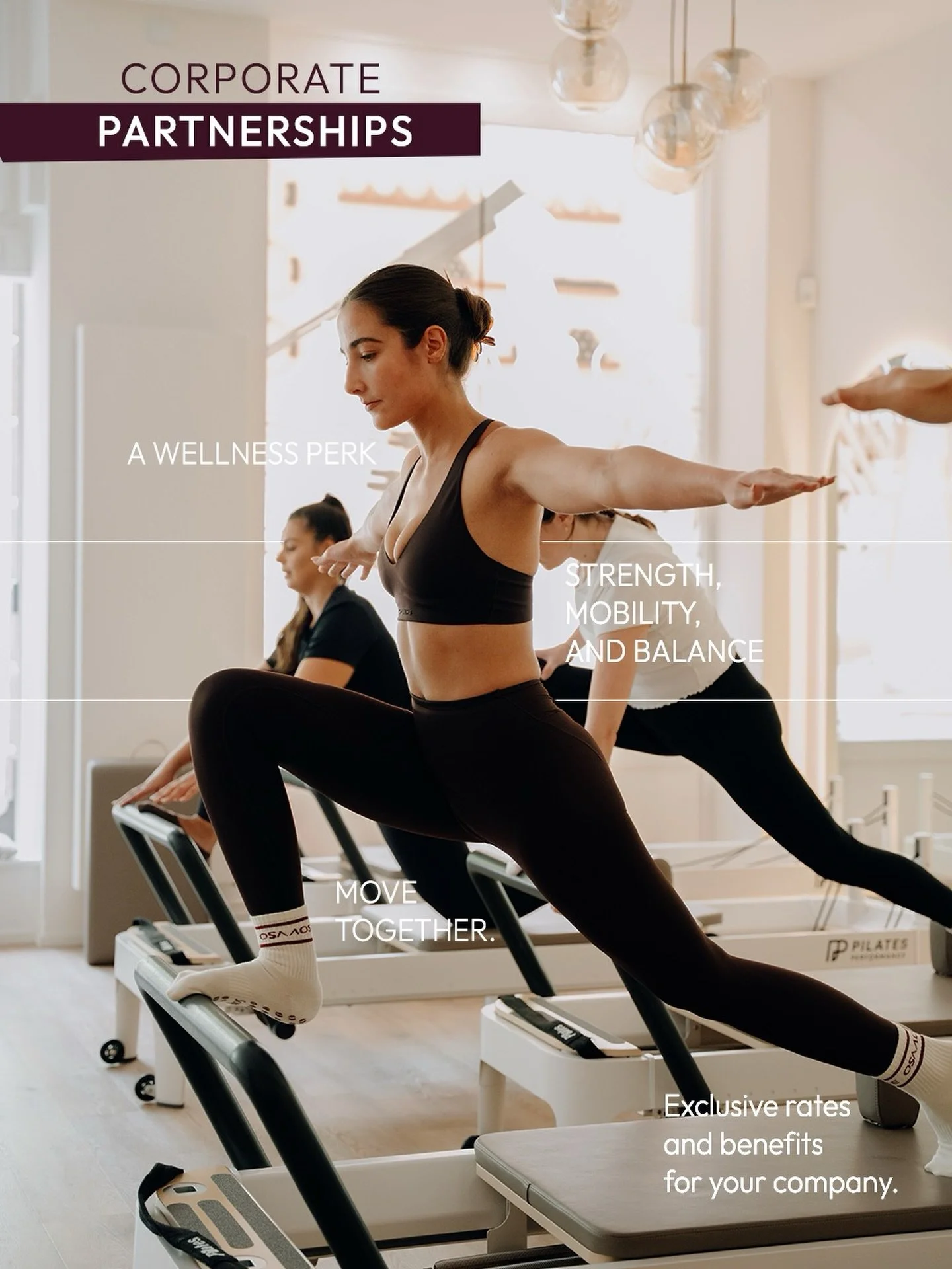 Wellness that your team will actually use.
OSMOSE partners with companies in Luxembourg City to give employees exclusive rates on Reformer Pilates: strength, mobility and balance, in small guided classes five minutes from the office.

DM us for the d