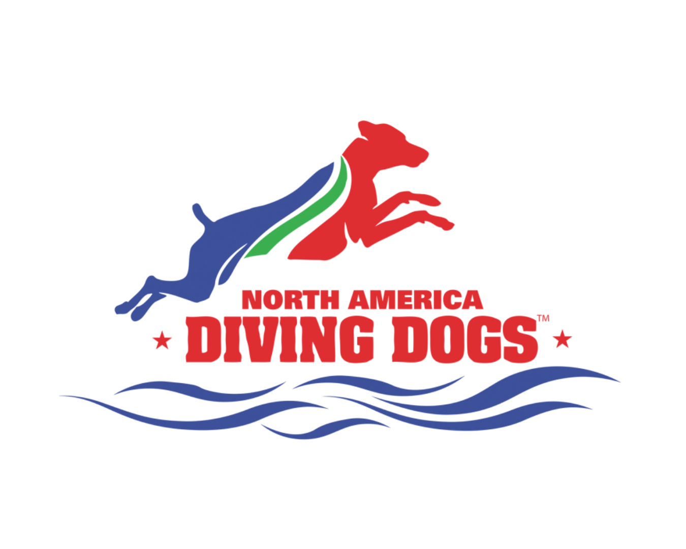 North American Diving Dogs full color logo