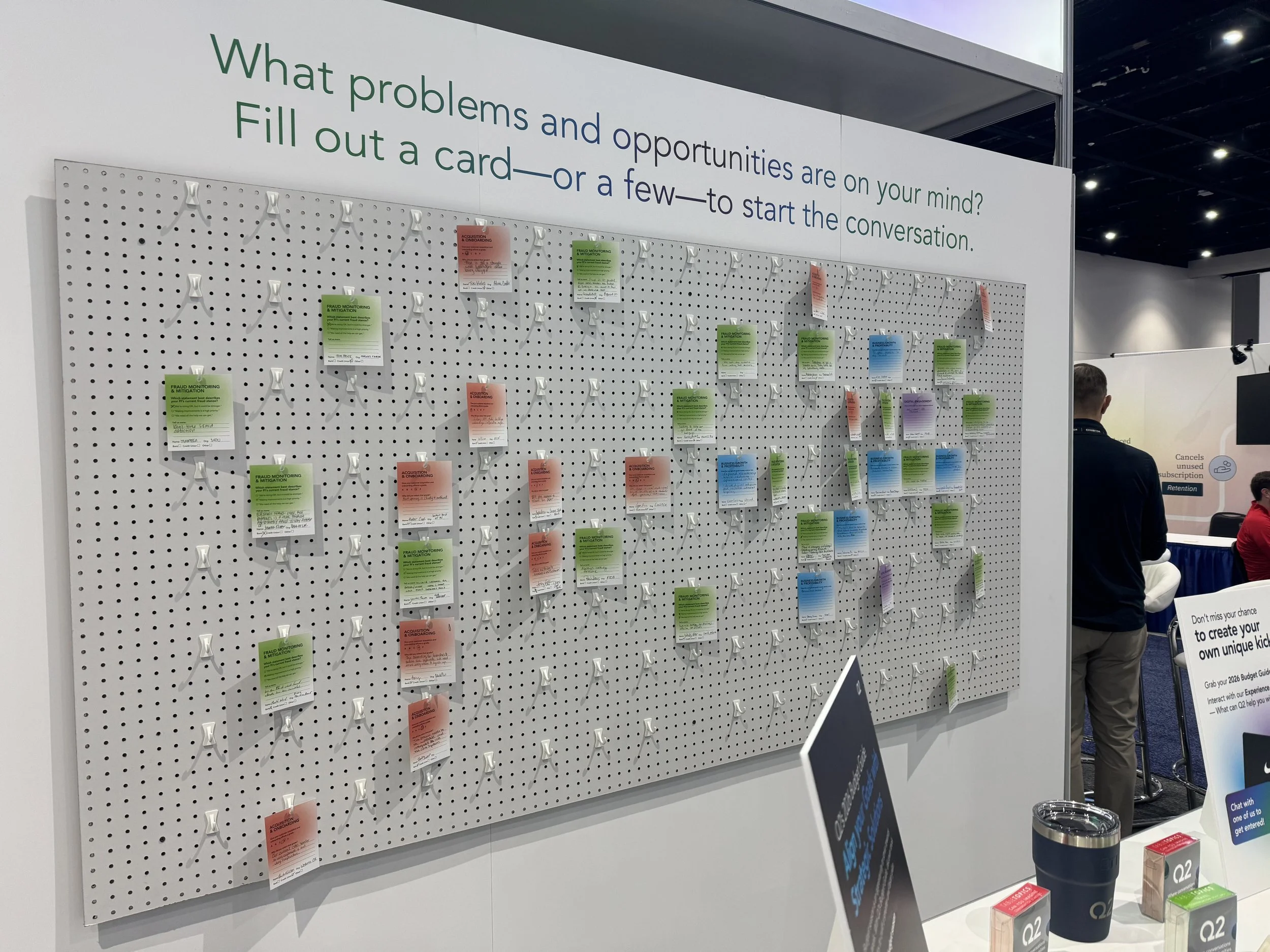 high engagement with the interactive wall experience
