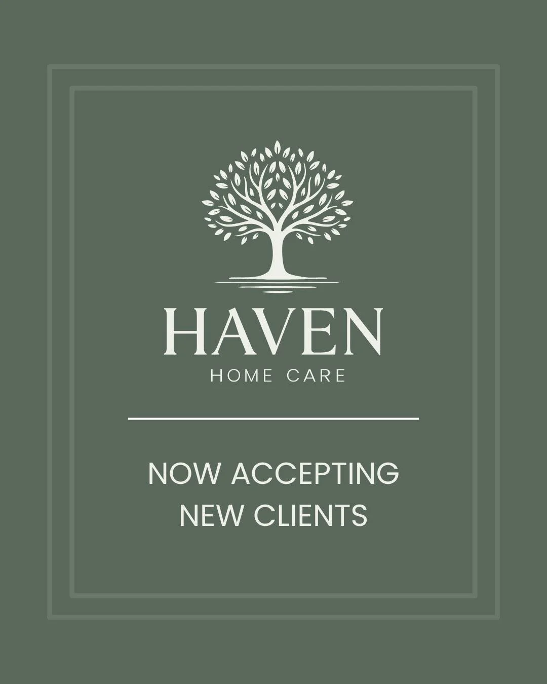 We are thrilled to announce that Haven Home Care is officially open and accepting new clients! 

We know that there is truly no place like home. Our goal is simple: to provide the compassionate, professional support needed to keep you or your loved o