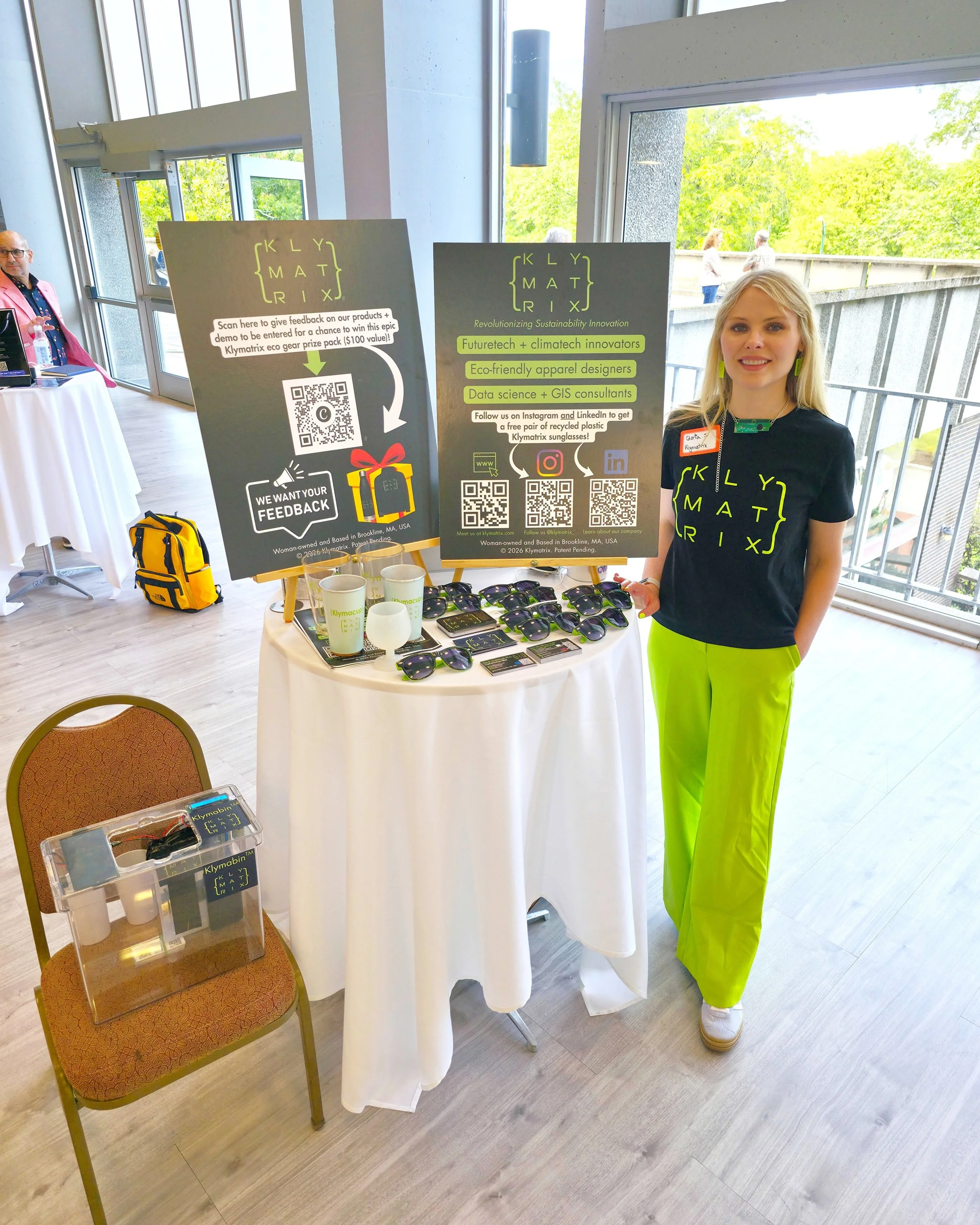 What an amazing experience at Startup Boston Week this year for our team at Klymatrix! 😊🚀🎉 @klymatrix_

Big time thanks to everyone who tested out our product line including the Klymacup&trade; + Klymabin&trade;, the whole @startupboston team, the