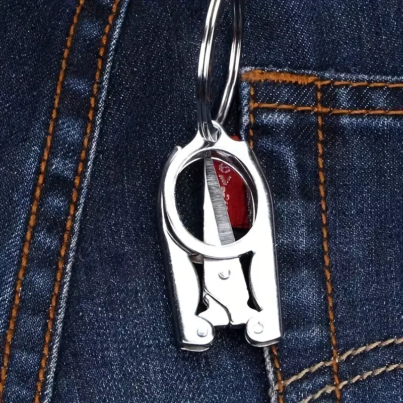 Folding Scissors – Mini Stainless Steel Pocket Travel Scissors (Small Size)