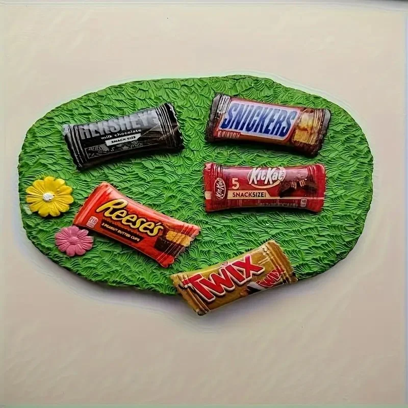Dollhouse Miniature Candy Bars – 1/12 Scale Realistic Candy – 2–5 Random Pieces