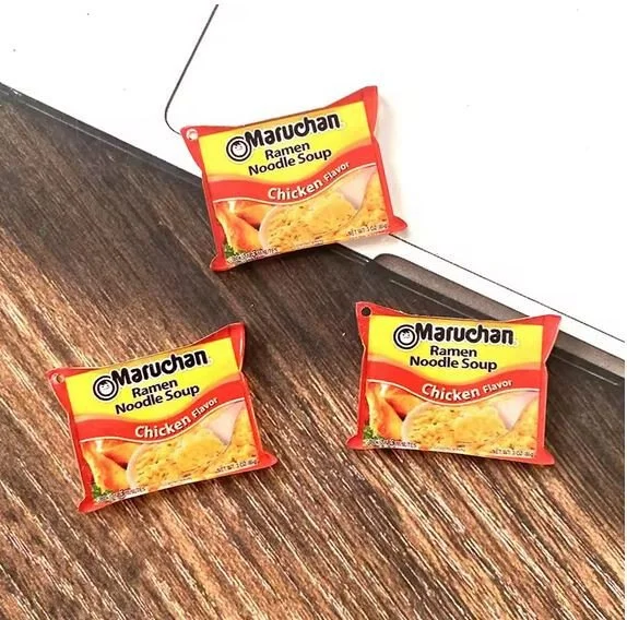 Dollhouse Miniature Maruchan Ramen Noodle Packet – 1:12 Scale Dollhouse Instant Soup – Resin Grocery Food