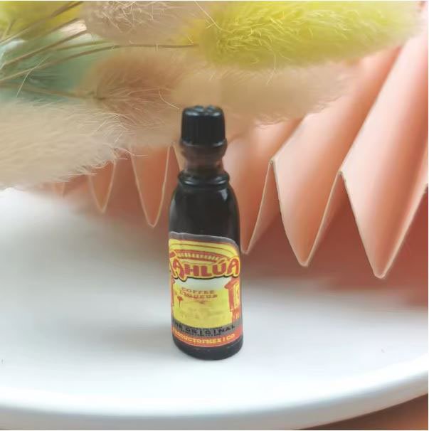 Dollhouse Miniature Kahlúa Coffee Liqueur Bottle – 1:12 Scale Bar Accessory