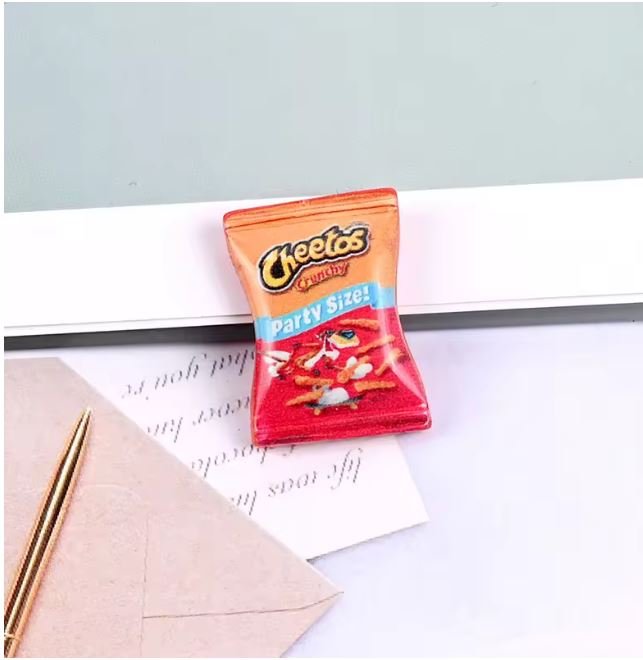 Dollhouse Snack Bag – Cheetos-Style Chips, 1/12 Scale Miniature