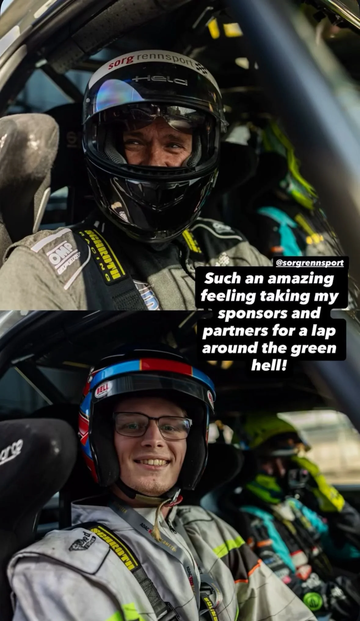 Patrick en Koen taxirit Nordschleife.jpg