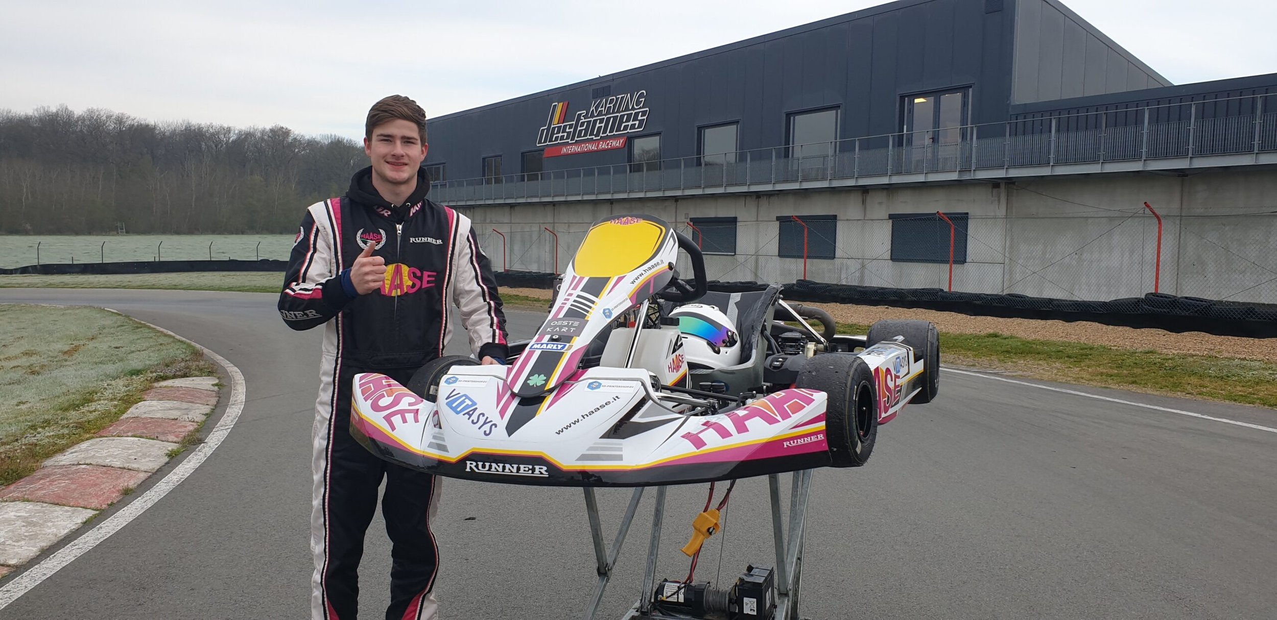 Race 1; Een bewogen weekend, Karting Des Fagnes