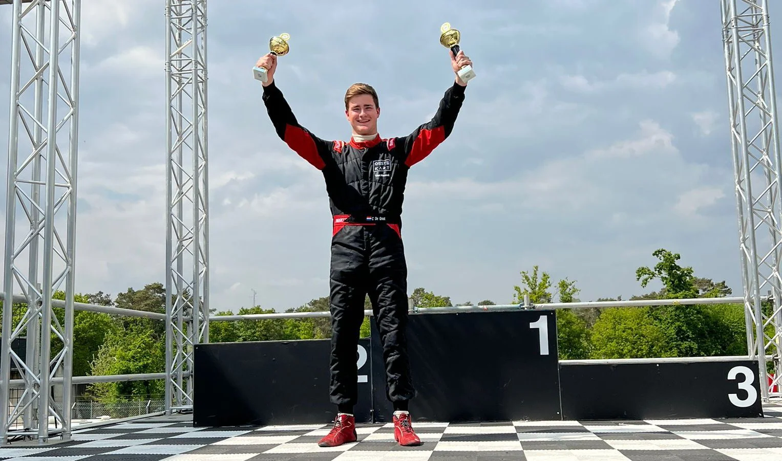 Weer een podium op het circuit van Zolder!