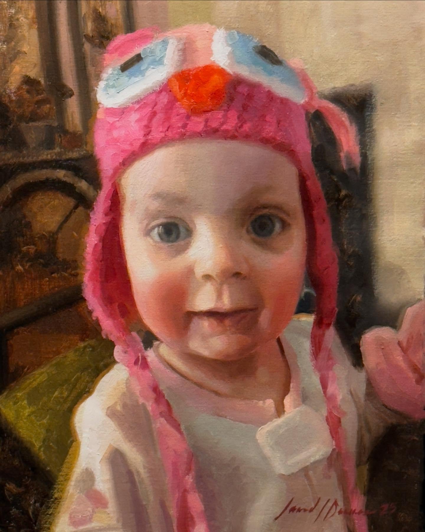 A portrait for a good friend. #oilportrait #portrait