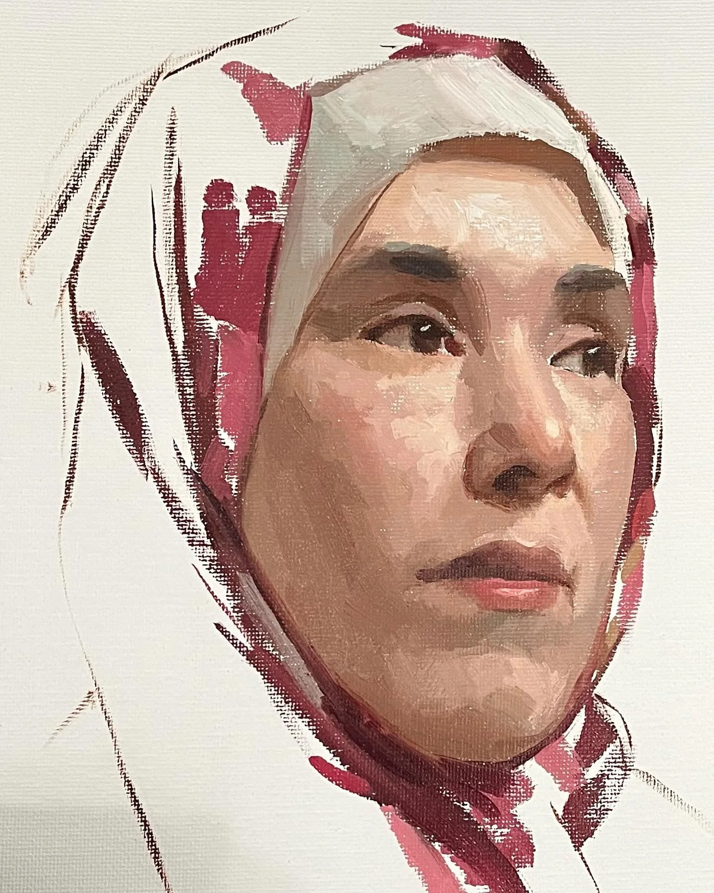 Another two and a half hour alla prima. #allaprima #oilpainting #figurepainting #oilportraitpainting #art #havenlightart