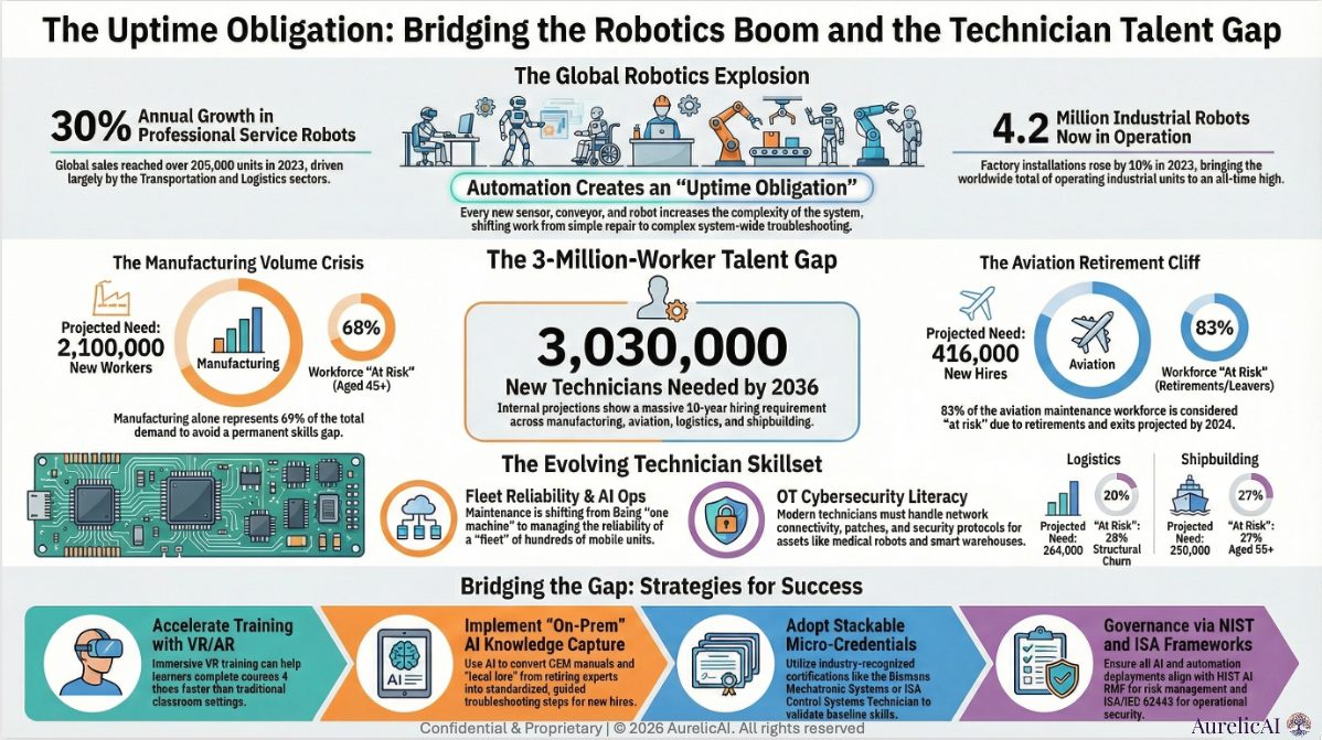 Robotics Are Booming and the Technician Gap Is the Real Constraint