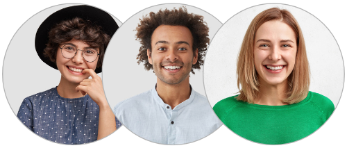 Aronson group reviews headshots