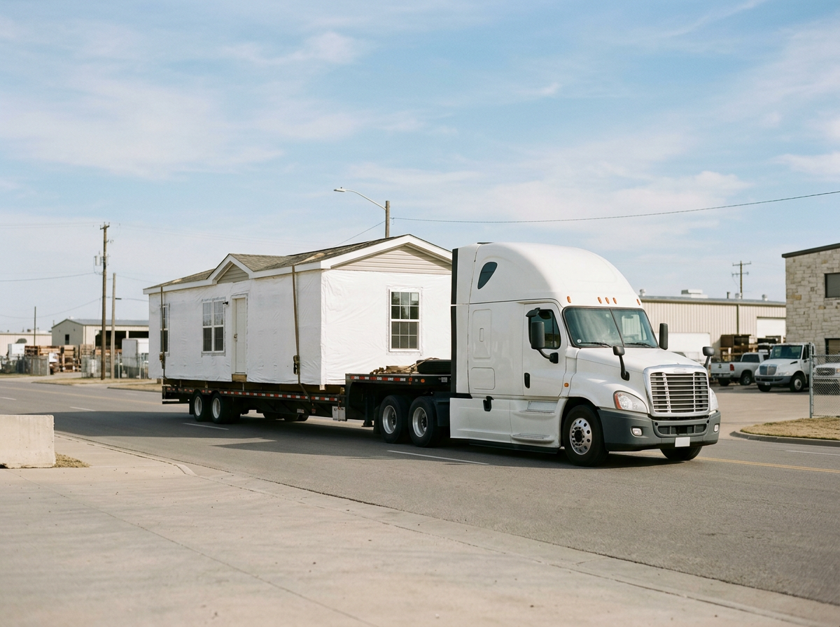 Mobile Home Trucking Operation