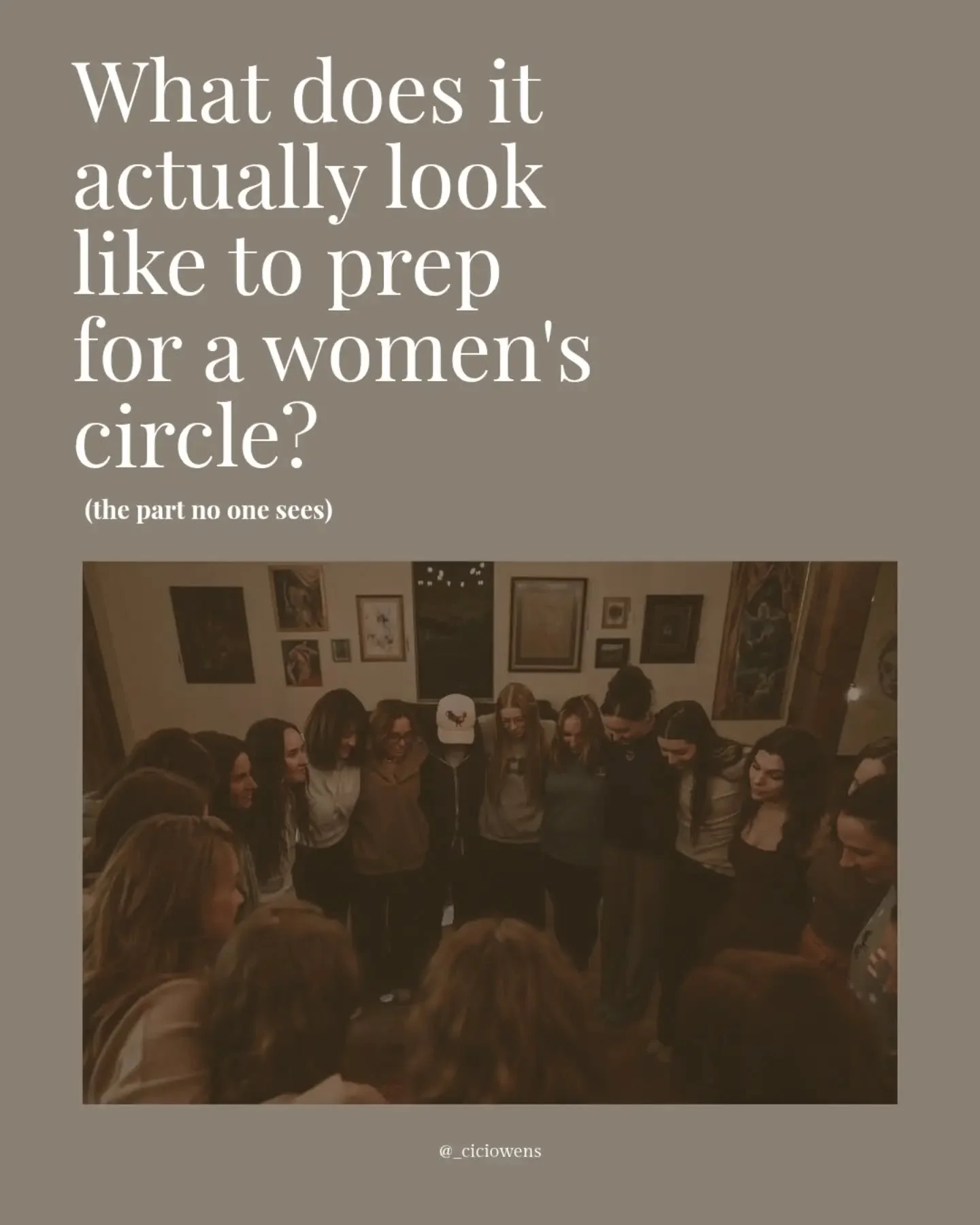 I don&rsquo;t go looking for themes for my women's circles, they find me. 

I've learned to pay attention to the lessons, questions, and conversations that keep showing up in my own life. When a theme refuses to leave me alone, I get curious. I follo