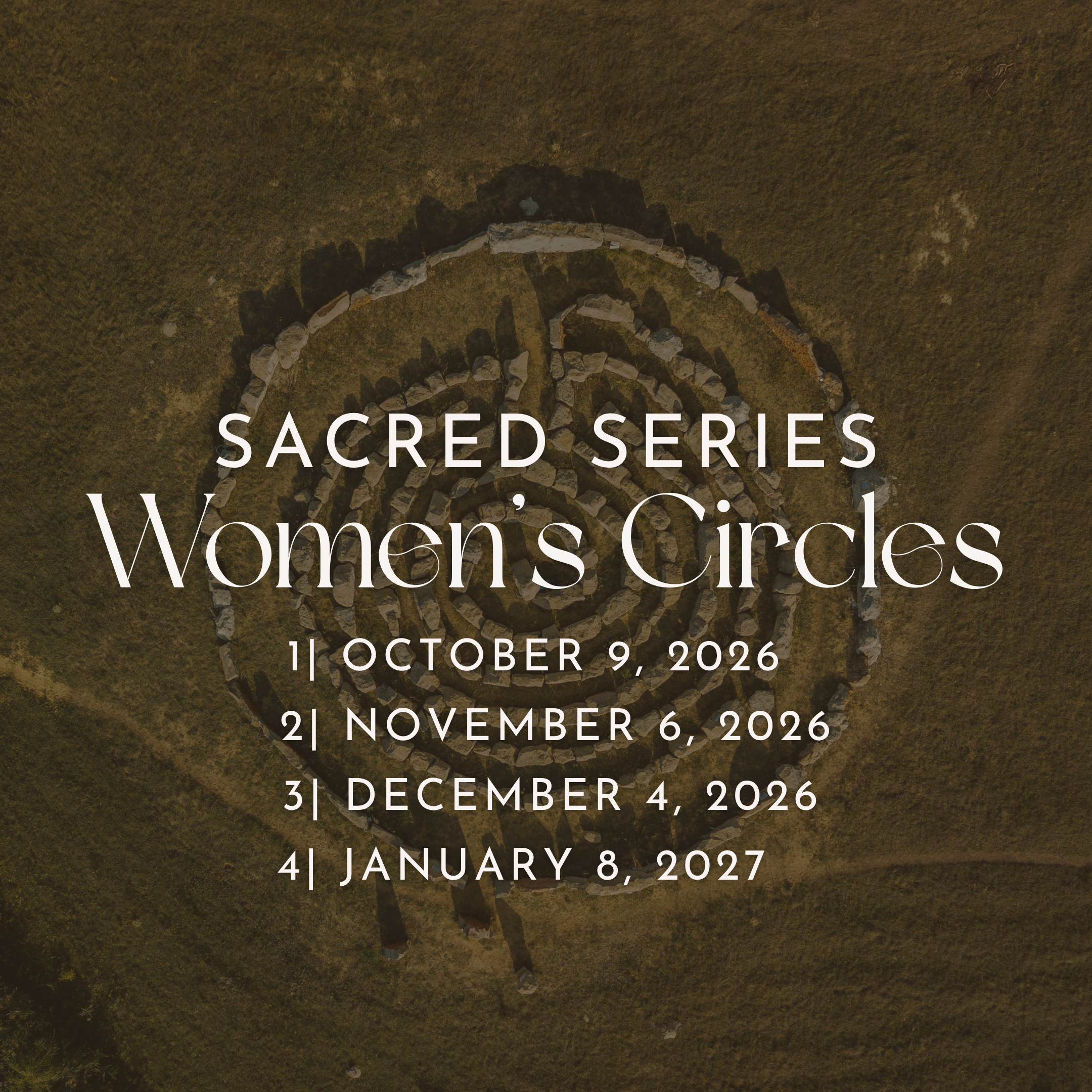 4 Part Sacred Series Women’s Circles in Person