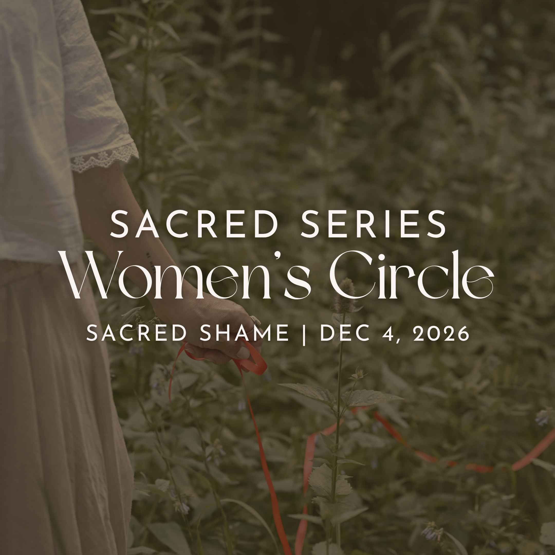 Sacred Series | Sacred Shame - December in Person