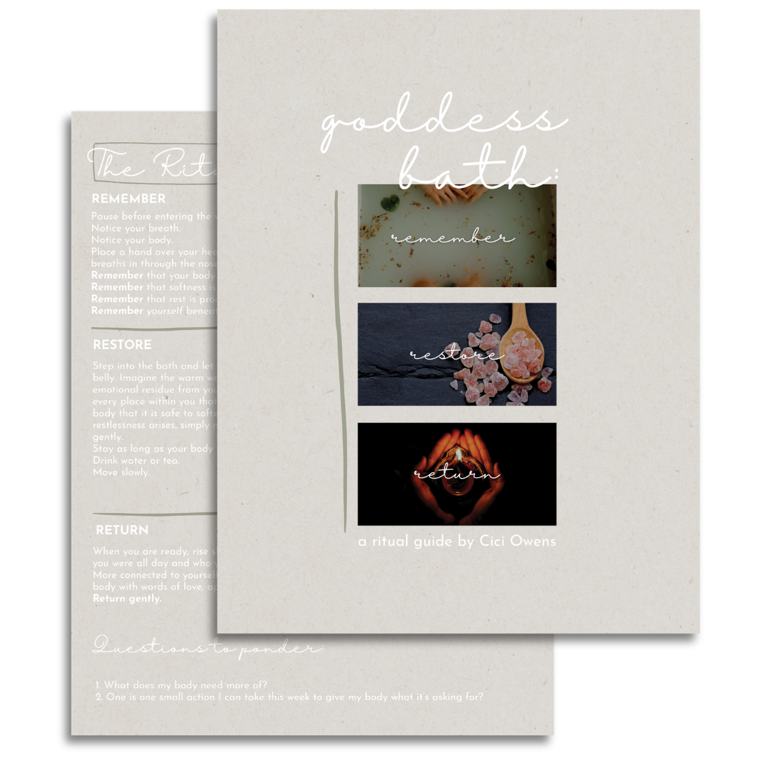 Goddess Bath: A Ritual Guide