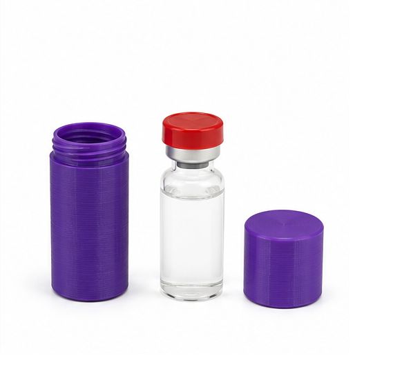 3mL Vial Container | Discreet Protective Case