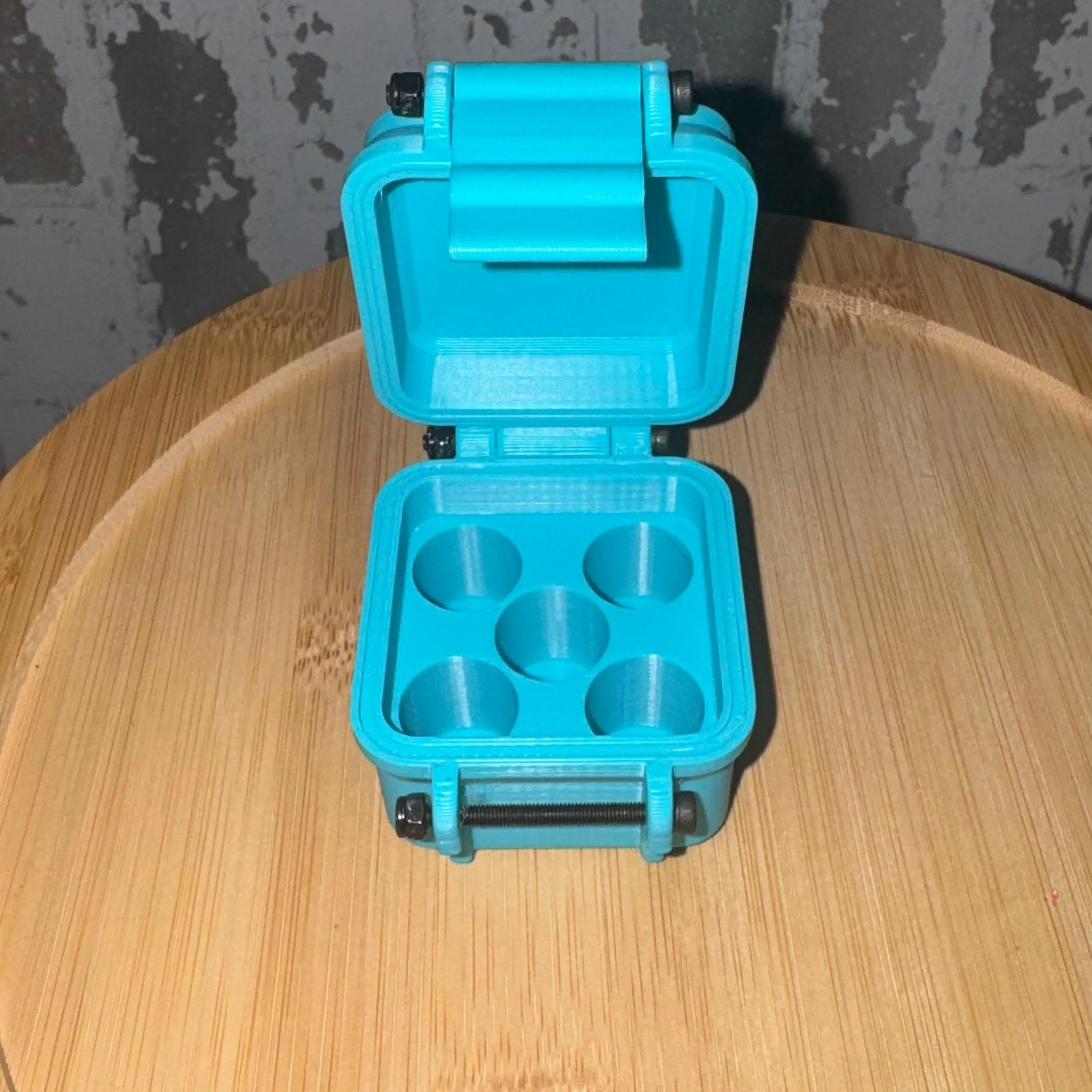 AlphaForged 3mL Vial Storage Mini – Holds 5 (16mm) Vials