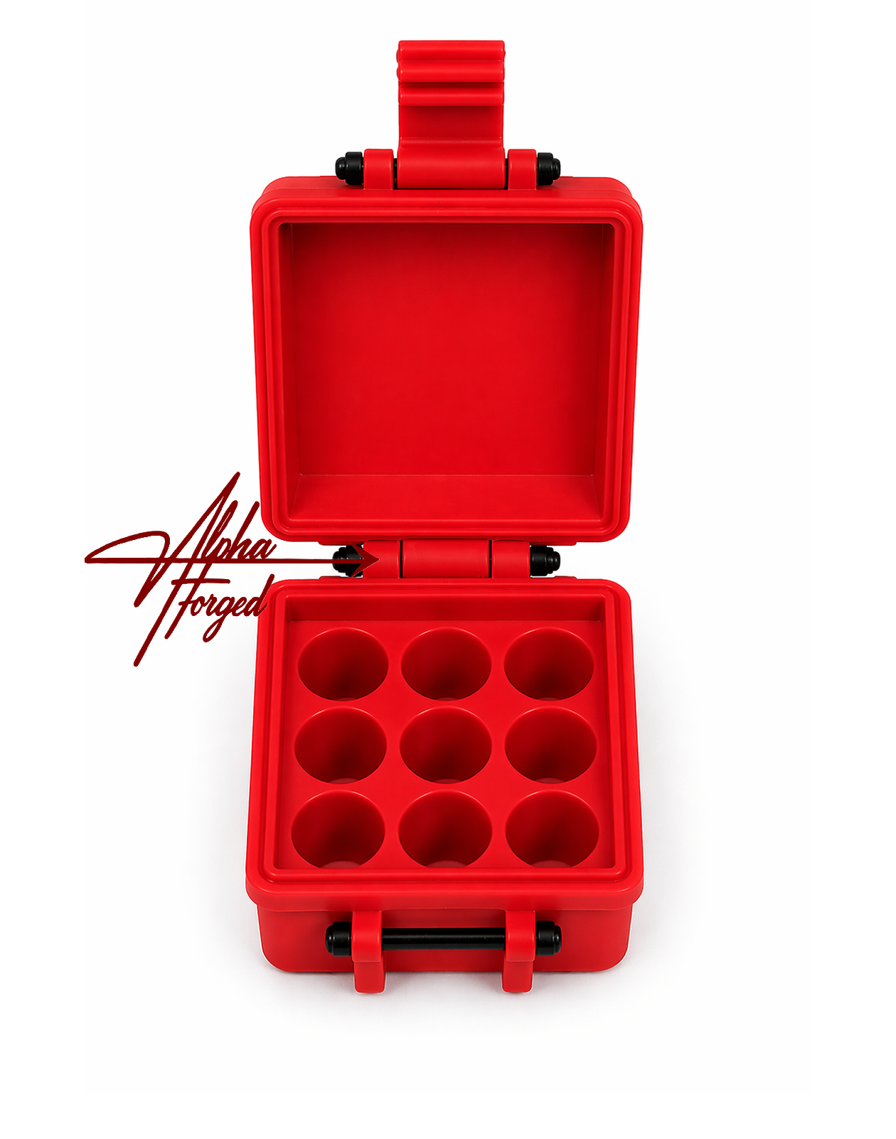AlphaForged 3mL Vial Storage Mini – Holds 9 (16mm) Vials