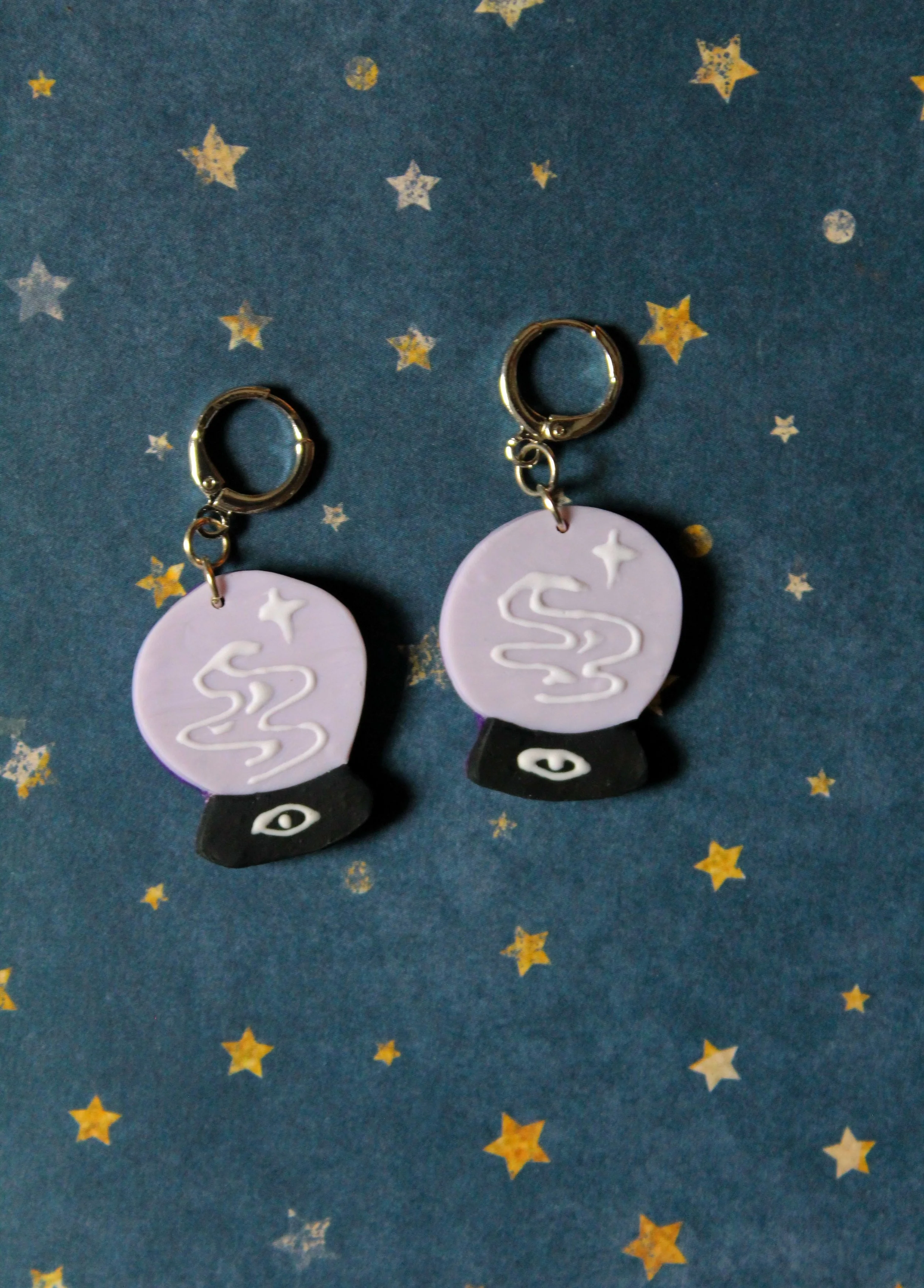 Crystal Ball Earrings