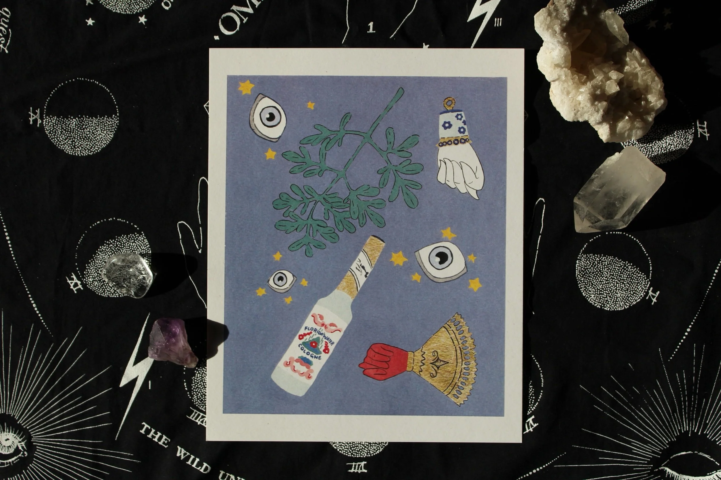 En Contra el Mal de Ojo Print