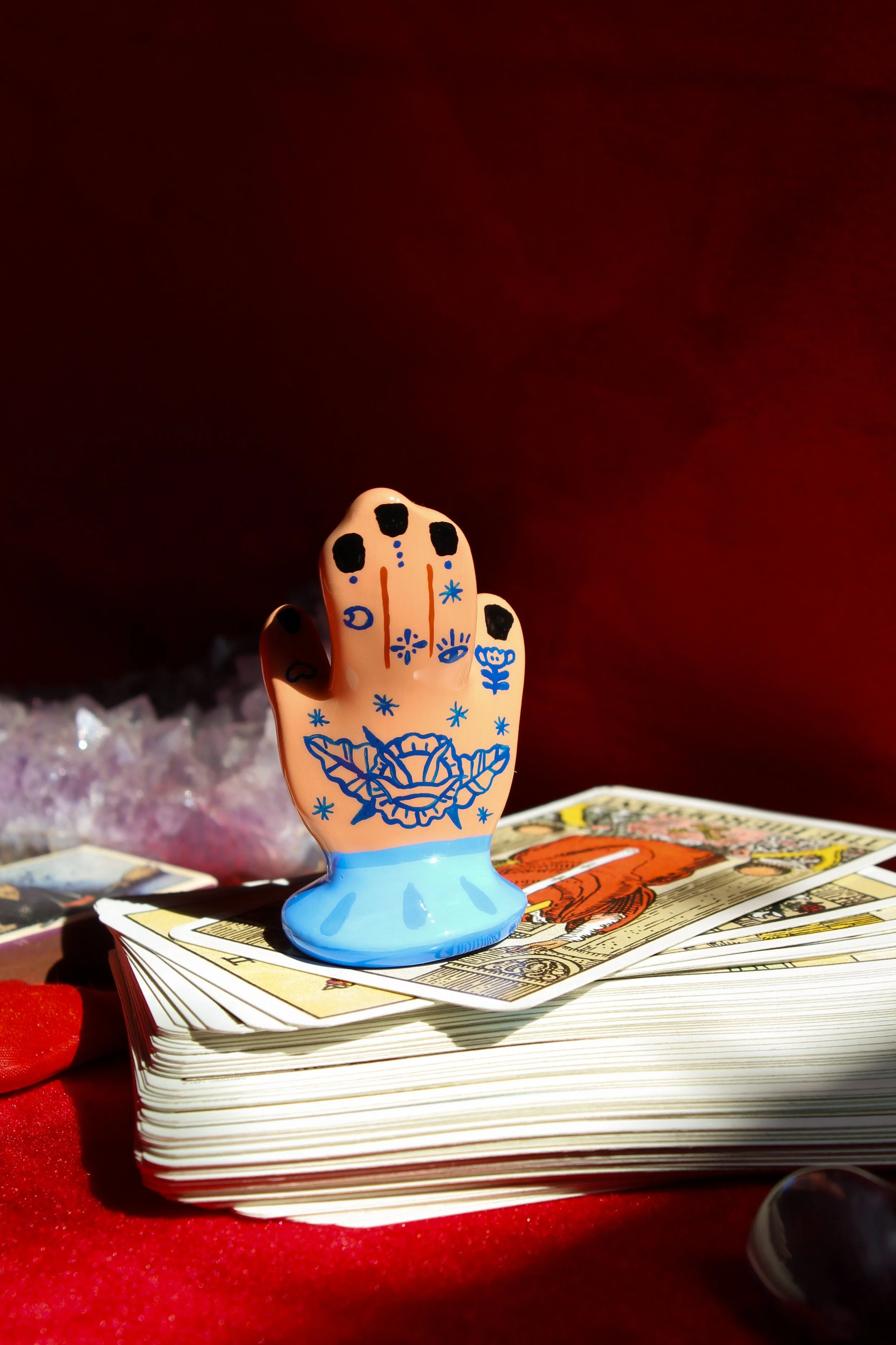 Mystic Hand Card Holder (Air Dry Clay)