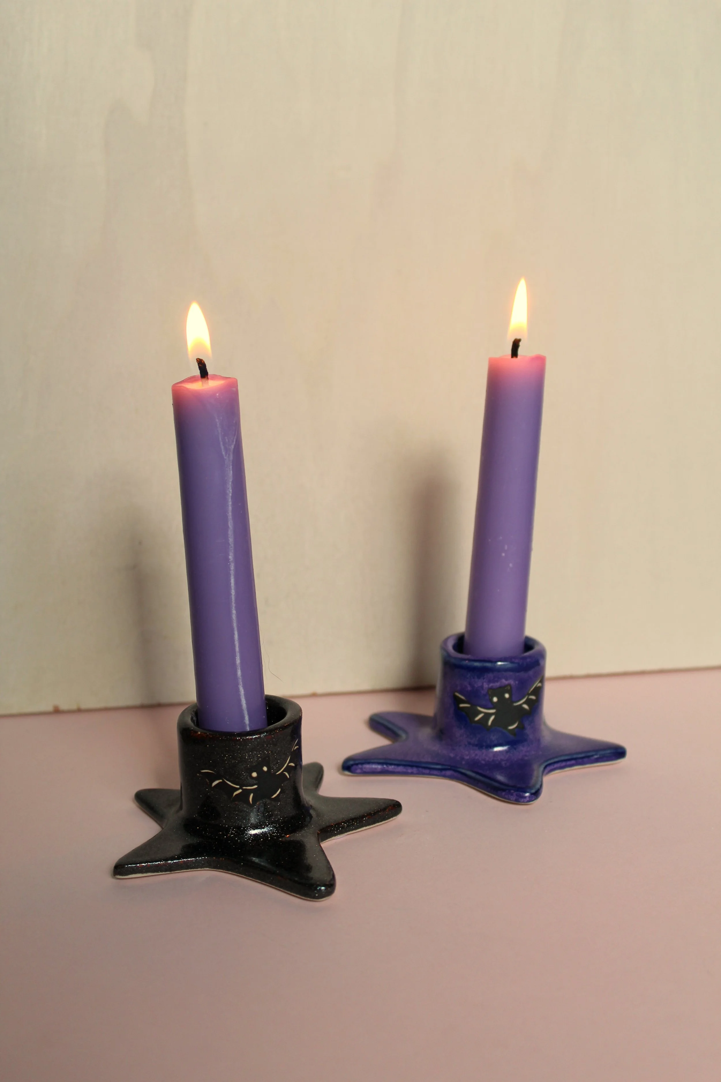 Spooky Bat Candle Holder